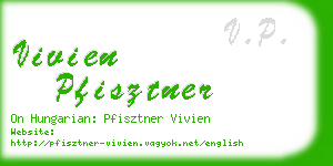 vivien pfisztner business card